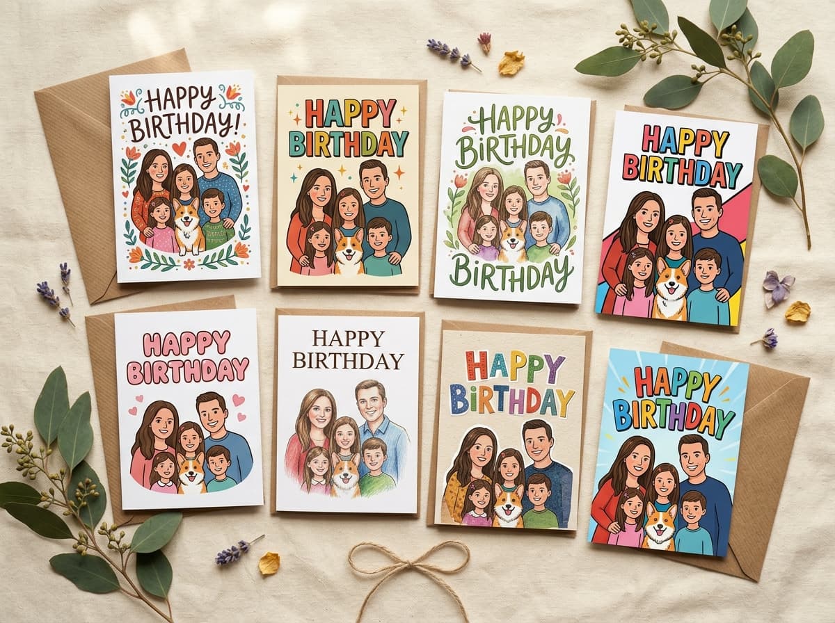 Tarjetas de felicitación personalizadas