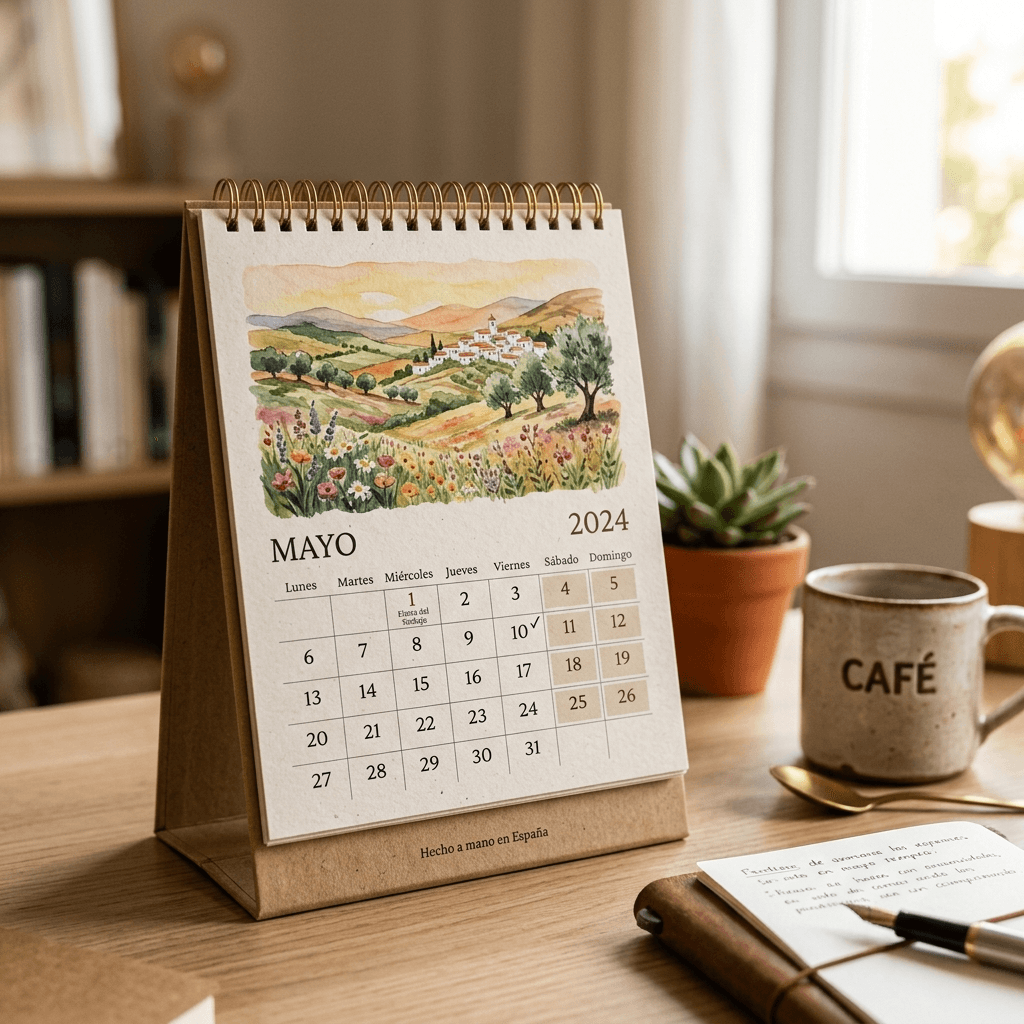 Calendario en uso