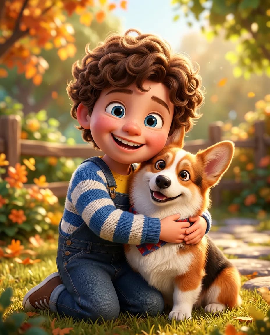 Ejemplo en estilo Pixar / 3D Cartoon