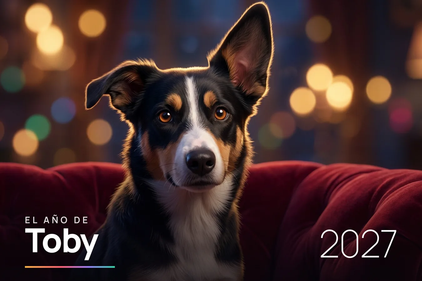 Portada de ejemplo del calendario Animación 3D